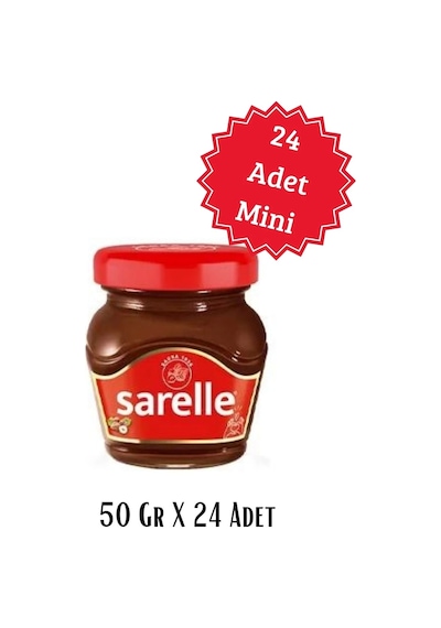 Sarelle Mini Kakaolu Fındık Ezmesi 24 x 50 G