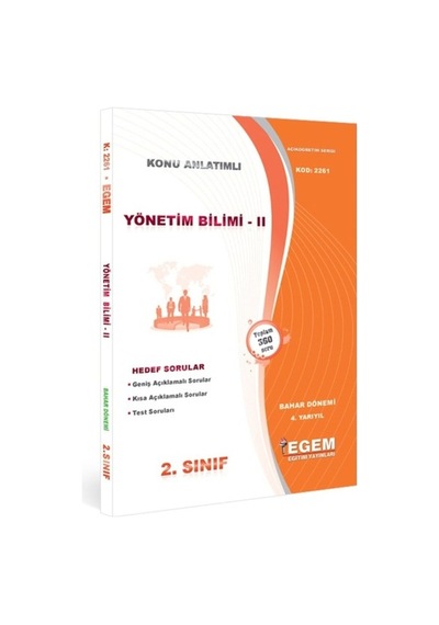 Egem Aöf Yönetim Bilimi 2 Konu Soru