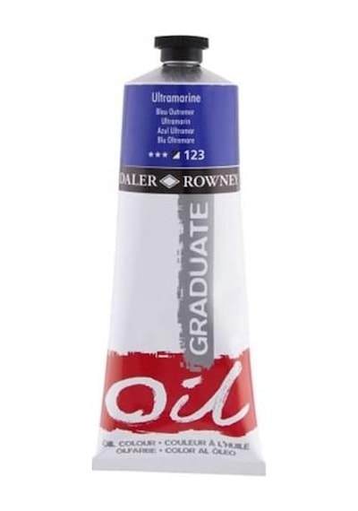 Daler Rowney Graduate 123 Yağlı Boya 200 Ml Ultmarine