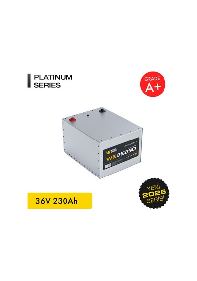 Werer Energy 36V 230Ah LiFePO4 Platinum Series Bluetooth'lu Lityum Demir Fosfat Akü