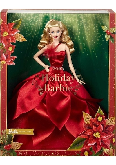 Barbie 2022 Mutlu Yıllar Bebeği Sarışın Hby03
