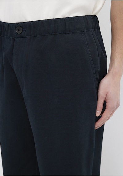 Mavi - Beli Lastikli Siyah Pantolon 0010610-71379 Siyah
