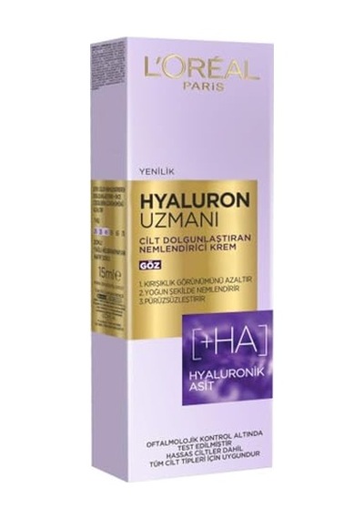 L'oreal Paris Hyaluron Uzmanı Cilt Dolgunlaştıran Nemlendirici Göz Kremi