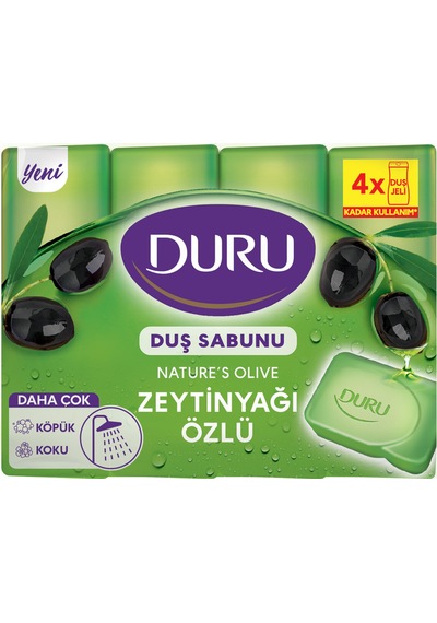 Duru Natural Duş Sabunu Zeytinyağı Özlü 4x150 G Diğer