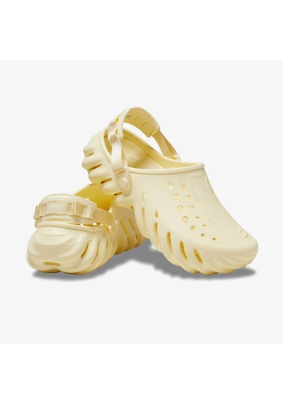 Crocs Echo Kadın Sarı Terlik Düz 207937 Sarı