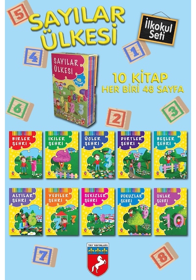 Sayılar Ülkesi Dizisi 10 Kitap Takım