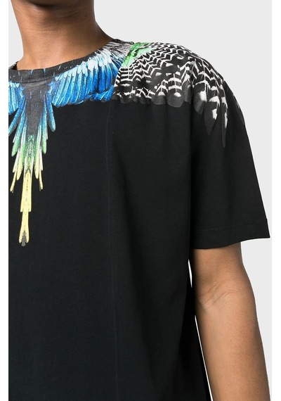 Marcelo Burlon Erkek T Shirt Cmaa018s23jer0061009 Siyah