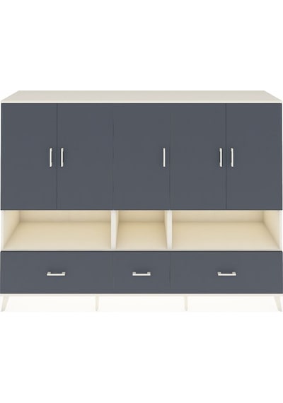 Hyperion Dolap 12 Raflı 3 Çekmeceli 5 Kapaklı 220x44x163 Aytaşı-a Aytaşı-antrasit Hyperion Dolap 12 Raflı 3 Çekmeceli 5 Kapaklı 220x44x163 Aytaşı-a Aytaşı-antrasit