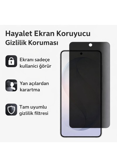 Samsung Galaxy Uyumlu S26 Hayalet Ekran Koruyucu 9h Nano Sm-s942