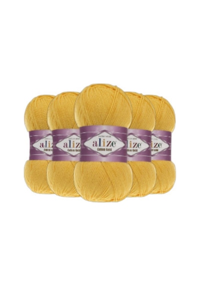 Cotton Gold 216 Koyu Sarı 5 Adet