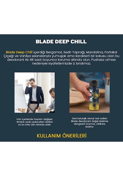 Blade Deep Chill Erkek Deodorant 150 ML