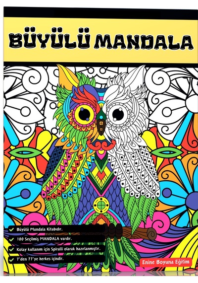 Büyülü Mandala Boyama Kitabı Herkes İçin