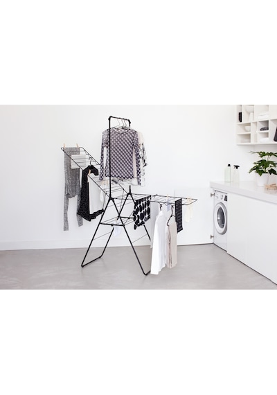 Brabantia Ekstra Askılıklı Çamaşır Kurutma Askısı 25 M Mat Siyah