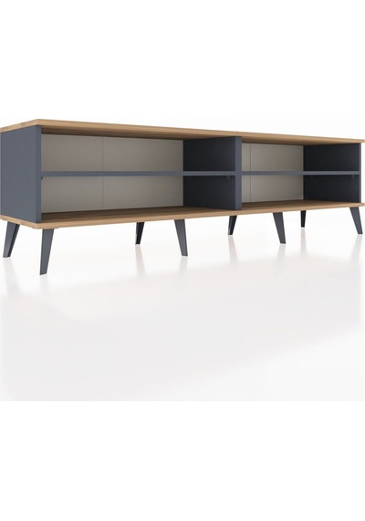 Hyperion Tv Ünitesi 2 Raflı 176x44x51 Antrasit-çam/antrasit Atlas Çam/antrasıt Hyperion Tv Ünitesi 2 Raflı 176x44x51 Antrasit-çam/antrasit Atlas Çam/antrasıt