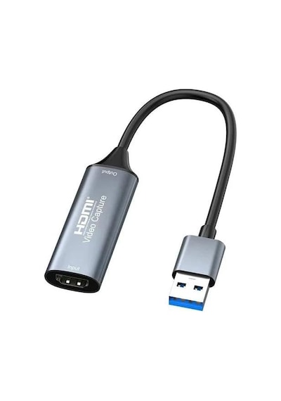 Store 4k Usb 3.0 Video Capture Görüntü Yakalama Adaptörü Usb 4k 1080p Akış Öğretim Video Konferans Veya Canlı Yayın İçin Oyun Yakalama Kartı Hdmı Aktarma İçin Kullanılmaz Zr1085
