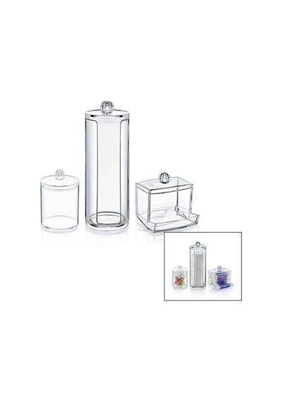Disk 3lü Makyaj Organizer Set Renkli