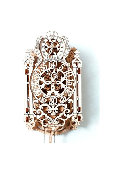 Royal Clock 3d Ahşap Saat Maketi 110x11x10 Cm