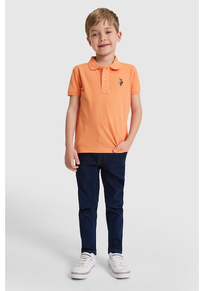 U.s. Polo Assn. Erkek Çocuk Turuncu Tişört Basic 50325608-vr051