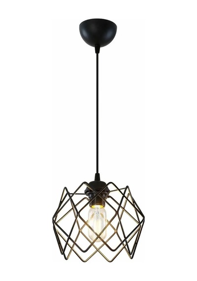Trend Kitchen Siyah Çok Kare Tekli Sarkıt Avize Siyah