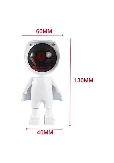 Astronot Gün Batımı Lamba Çok Renkli