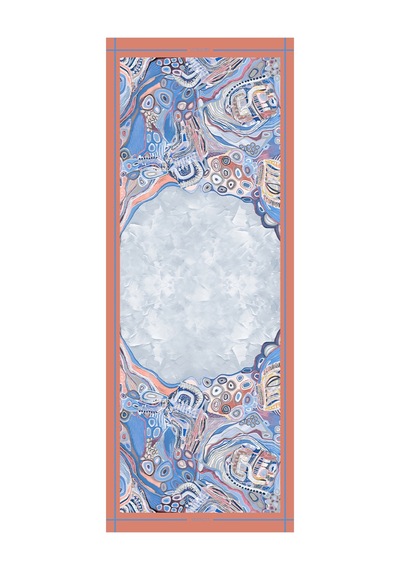 Arancia Mavi 70x200 Modal Şal Mavi Mavi