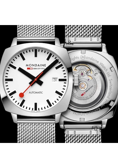 Mondaıne Grand Cushıon Msl.3961b.sm Otomatik Erkek Kol Saati Gümüş