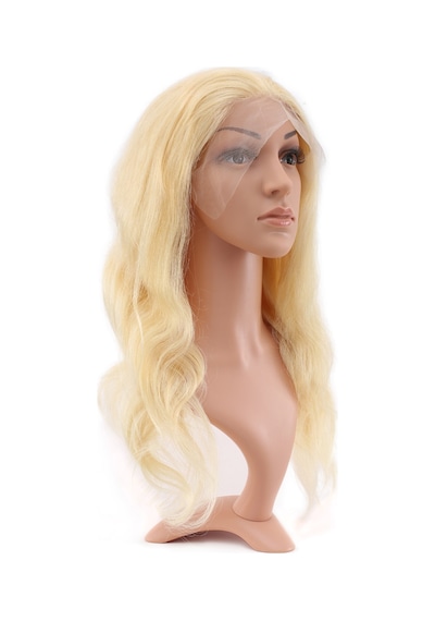 Gerçek Front Lace Dalgalı Platin Tül Peruk / 55/60cm - Aıaı-896461 Renkli