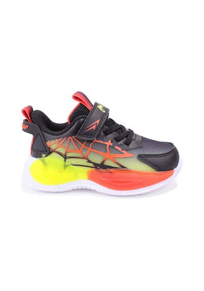 Marco Kids 03-26y303 Siyah Ortopedik Günlük Işıklı Erkek Çocuk Spor Ayakkabı