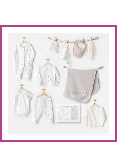 Geesglobal Gees Global Ac25801 Little 10'lu Hastane Çıkışı White Beden: 0-3 Ay Renk: White Gbzs Beyaz