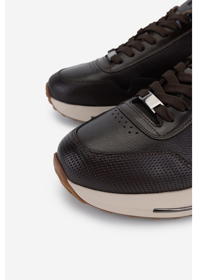 Valmenti Erkek Hakiki Deri Kahverengi Sneakers & Spor Ayakkabı 381 23350 Erk Ayk Y26 Kahve