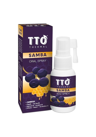 Tto Samba Sambucol Propolis Çay Ağacı Yağı Ağız Spreyi 30 ML