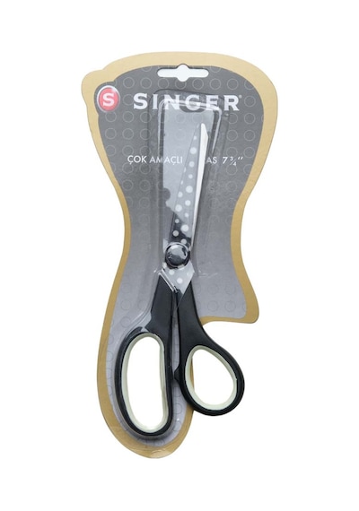 Singer Çok Amaçlı Renkli Saplı Makas Siyah C2008P23