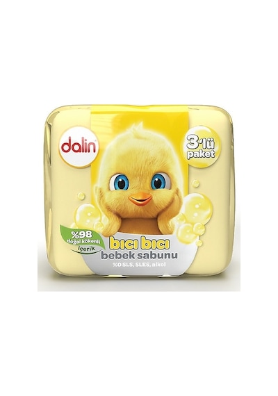 Dalin Bıcı Bıcı Bebek Sabunu 3'lü Paket