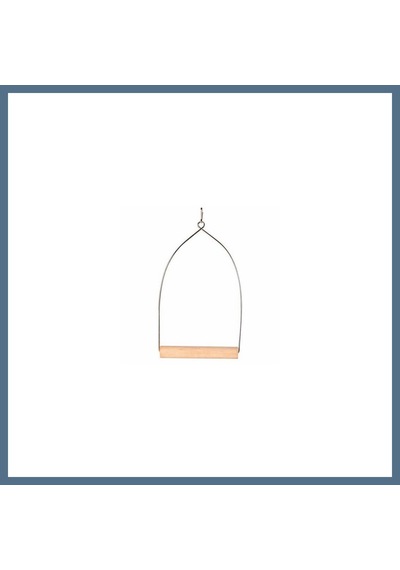 Buradabulabilirsin Ahşap Metal Askılı Kuş Tüneği 10,5x22,5 Cm Bbz