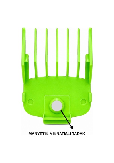 Powertec 6'lı Manyetik Makine Tarağı Seti
