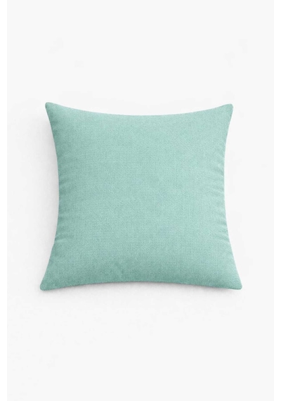 Kadife Dokulu Mint Yeşili Kırlent Yastık Kılıfı 2 Adet 45 X 45 Cm