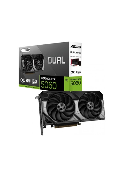 Asus 8gb Dual Rtx5060-o8g Evo Gddr7 128bit Hdmı-dp Pcıe 5.0