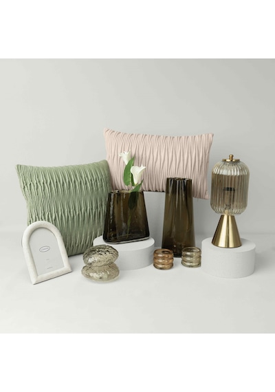 Linens Latte 13,5x12x11 Cm Led Dekor Kahve