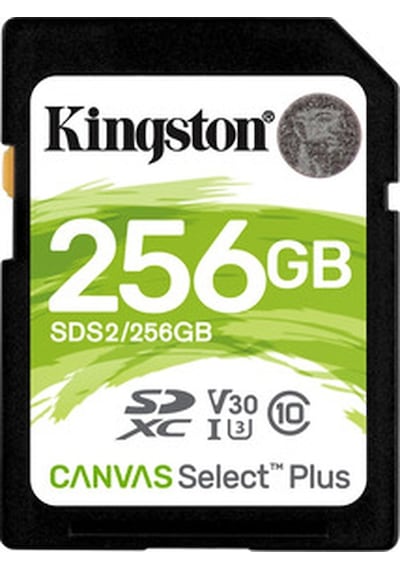 Kingston Canvas Select Plus SDS2/256 GB Class 10 UHS-I U3 V30 256 GB Hafıza Kartı