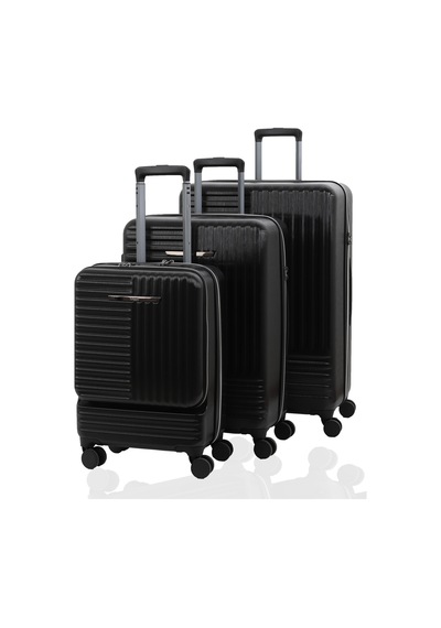 Baggaj V2404 Pc Valiz Set Siyah