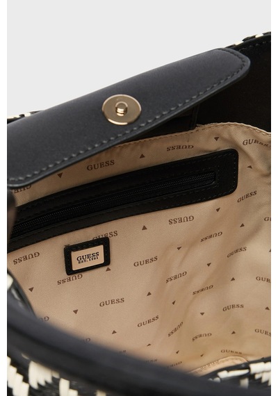 Guess Bayan Çanta Hwwg76 91230 Bml Siyah-beyaz