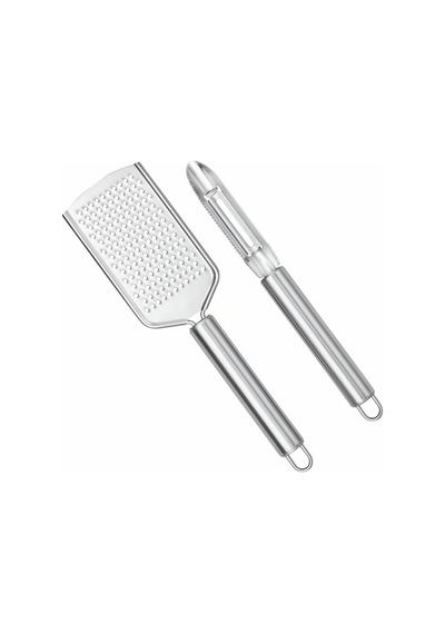 Paslanmaz Çelik Mutfak Rende Ve Sebze Soyacağı Seti Ergonomik Saplı Soyacak Diğer
