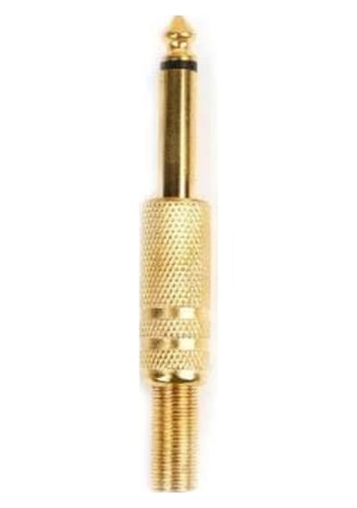 Gold Gitar Jack Gold 6.3 Mm Jack Gold Mono 6.3 Mm Jack