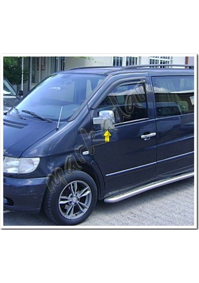 Db Chrome Mercedes Vito Krom Ayna Kapağı 1996-2003 2 Parça Abs Kr