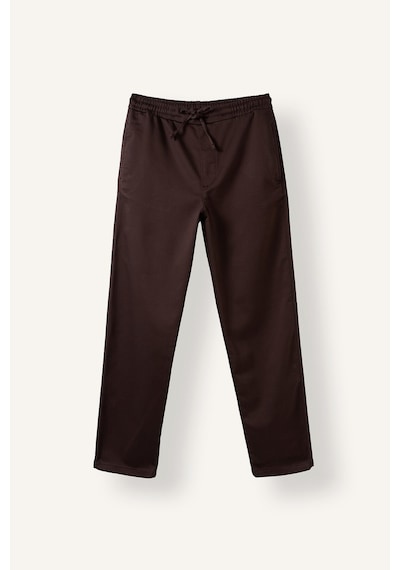 Defacto Relax Fit Beli Bağcıklı Düz Paça Pantolon I5149ax26aubn192 Kahve-bn192