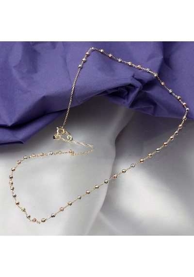 Top Altınlarla İşlenmiş Altın Zincir Kolye Klsmu14k15855