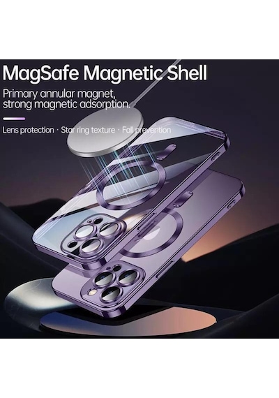 Apple Uyumlu iPhone 14 Pro Max Kilif Magsafe Sarj Özellikli Kamera Lens Koruma 563899754