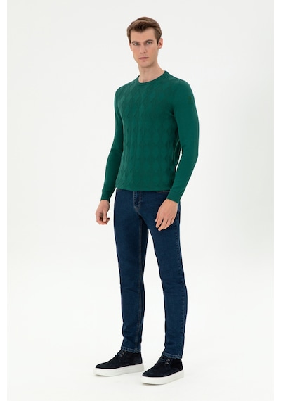 U.S. Polo Assn. Erkek Mavi Slim Fit Jean Pantolon 50296850-DN0022