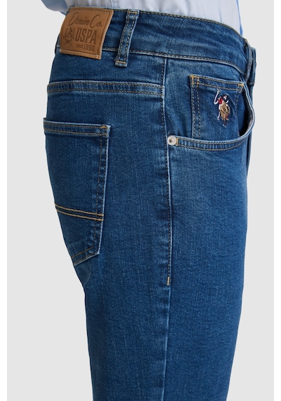 U.S. Polo Assn. Erkek Eflatun Jean Pantolon 50325194-dn0013 Blue Rınse