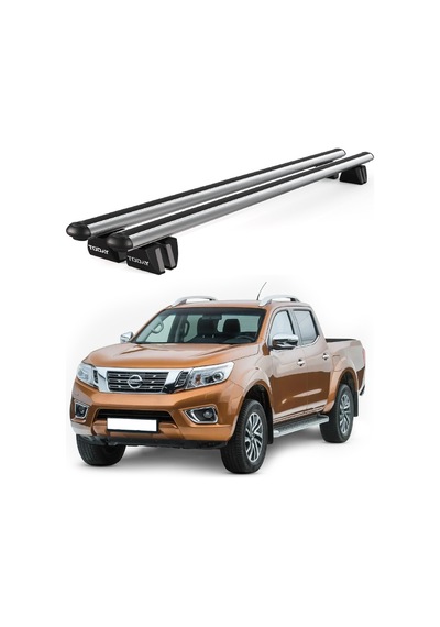 Pençe Nissan Navara 2014-2021 Uyumlu Gri Ara Atkı 135cm Port Bagaj Tavan Barı